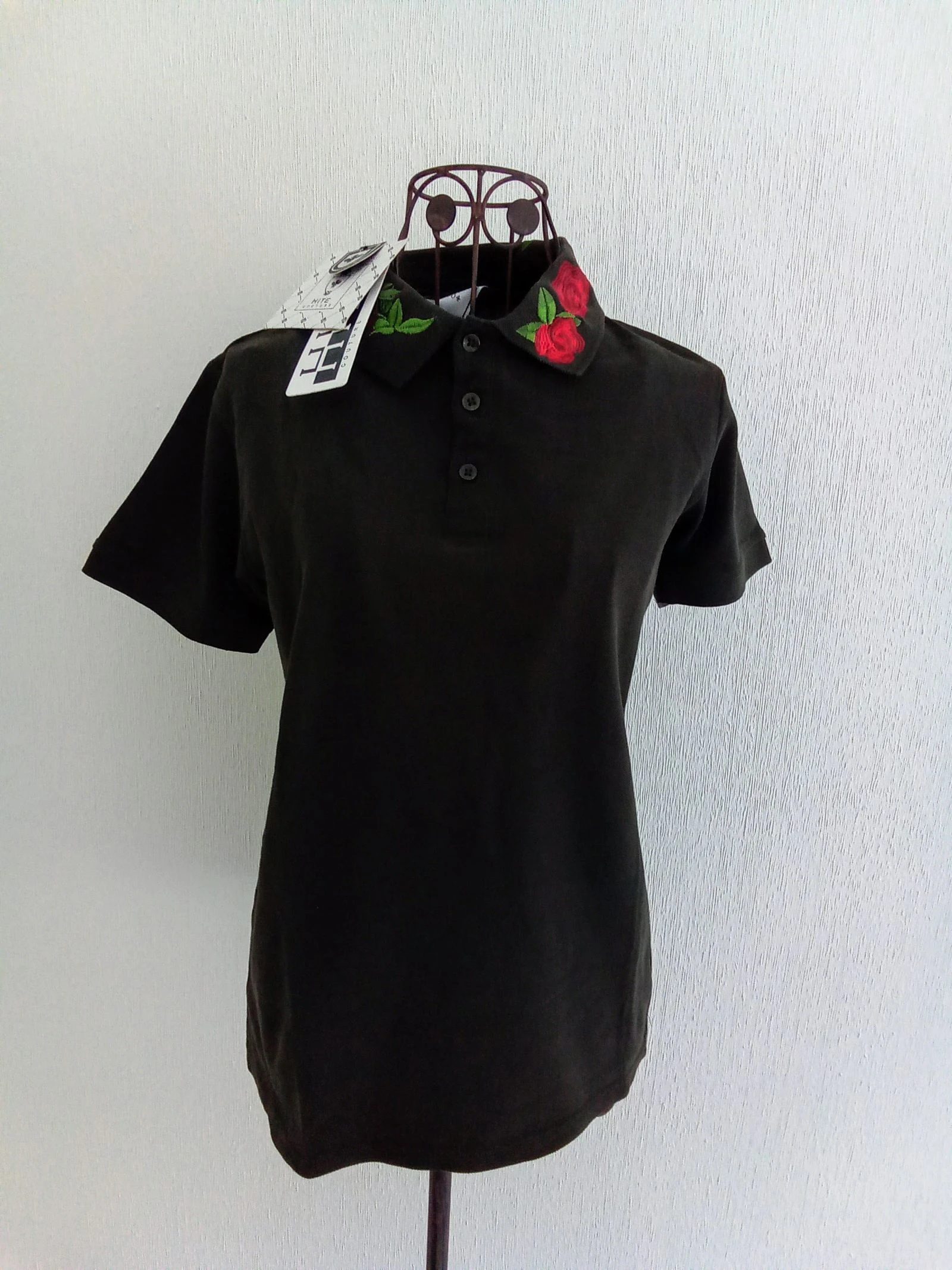 Nieuwe geborduurde herenpolo met labels – photo 12